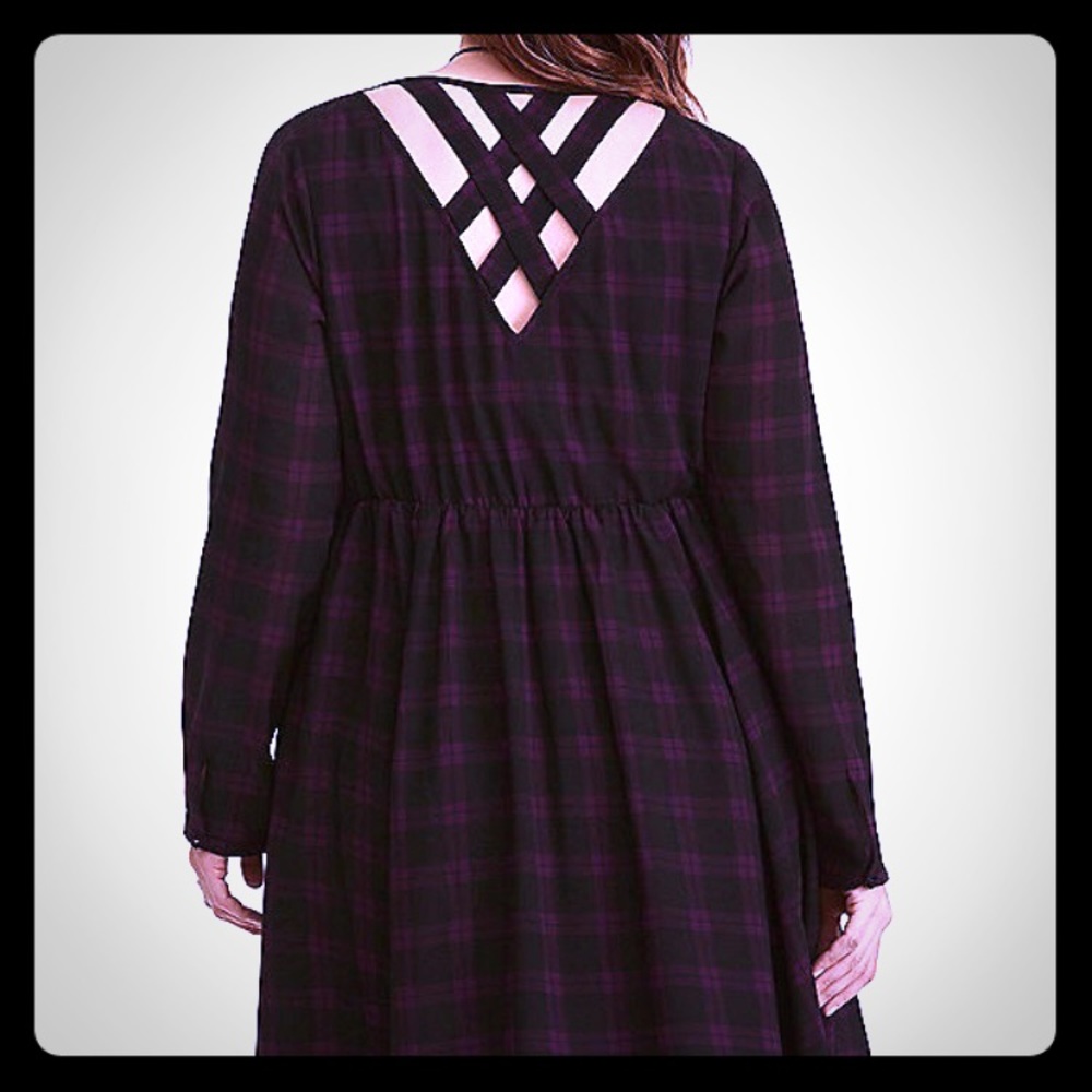 Torrid Strappy V-back Skater Dress